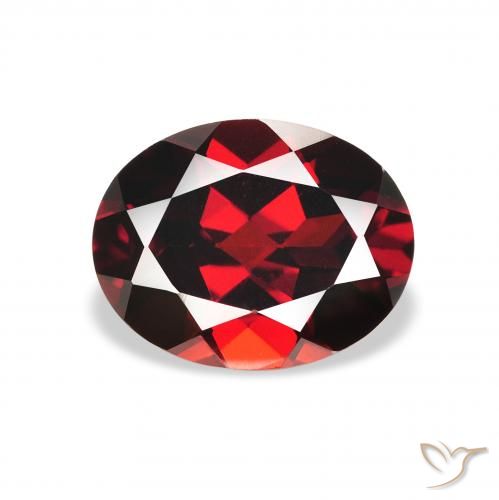 2.38ct Natural Deep Red Almandine Garnet, Oval, VS