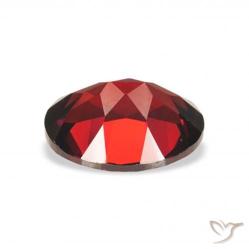 Almandine Garnet Gemstone in 9 x 7 mm (calibrated) Size for Sale, Almandine Garnet Stone in Deep Red Color