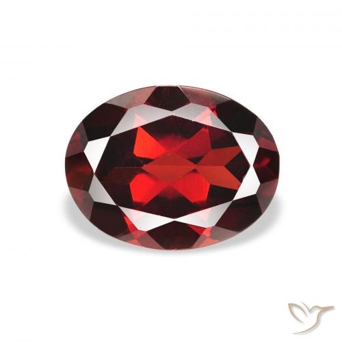 2.07ct Natural Dark Red Almandine Garnet, Oval, VS