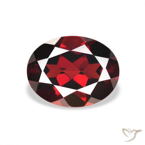2.45ct Natural Deep Red Almandine Garnet, Oval, VS
