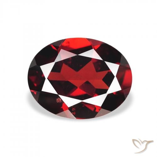 2.14ct Natural Dark Red Almandine Garnet, Oval, VS