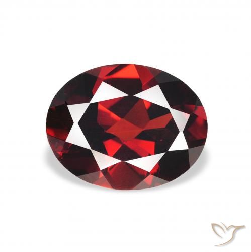 2.17ct Natural Dark Red Almandine Garnet, Oval, VS