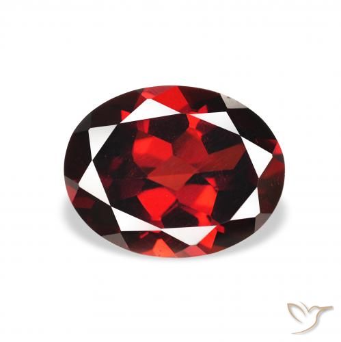 2.03ct Natural Dark Red Almandine Garnet, Oval, VS