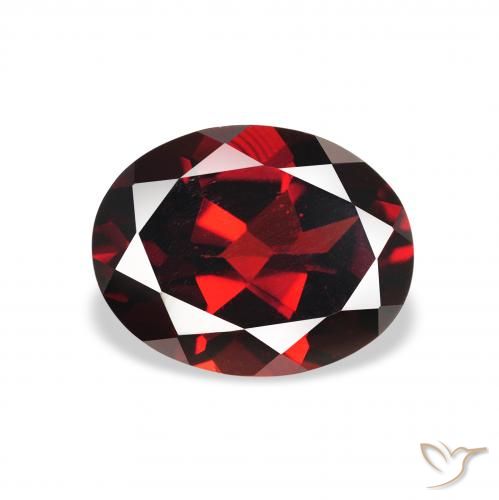 2.37ct Natural Dark Red Almandine Garnet, Oval, VS