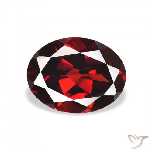 1.96ct Natural Deep Red Almandine Garnet, Oval, VS