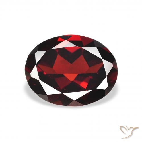 2.16ct Natural Deep Red Almandine Garnet, Oval, VS