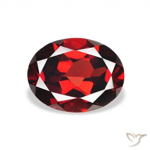 2.21ct Natural Dark Red Almandine Garnet, Oval, VS