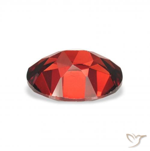 Almandine Garnet Gemstone in 9 x 7 mm (calibrated) Size for Sale, Almandine Garnet Stone in Dark Red Color