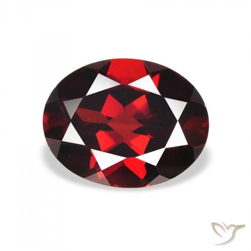 2.23ct Natural Deep Red Almandine Garnet, Oval, VS