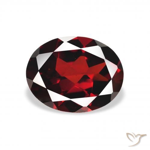 2.24ct Natural Deep Red Almandine Garnet, Oval, VS
