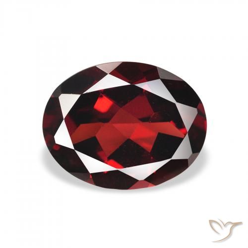 2.19ct Natural Deep Red Almandine Garnet, Oval, VVS-VS