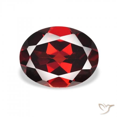 2.22ct Natural Deep Red Almandine Garnet, Oval, VVS-VS