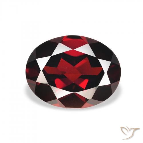 2.12ct Natural Deep Red Almandine Garnet, Oval, VVS-VS