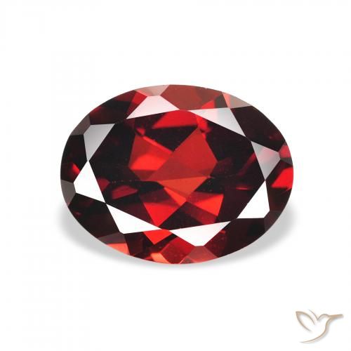 2.09ct Natural Dark Red Almandine Garnet, Oval, VVS-VS