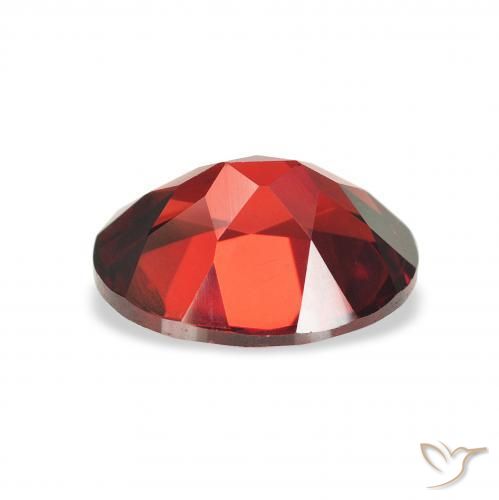 Almandine Garnet Gemstone in 9 x 7 mm (calibrated) Size for Sale, Almandine Garnet Stone in Deep Red Color
