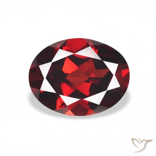 2.26ct Natural Deep Red Almandine Garnet, Oval, VS