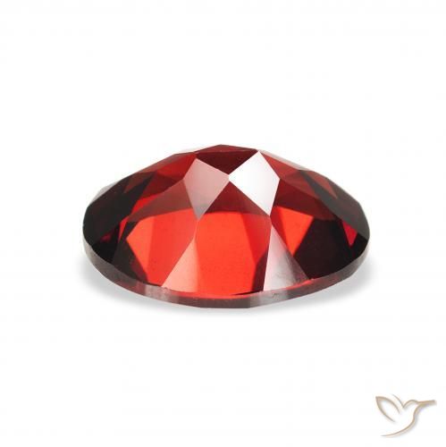 Almandine Garnet Gemstone in 9 x 7 mm (calibrated) Size for Sale, Almandine Garnet Stone in Deep Red Color