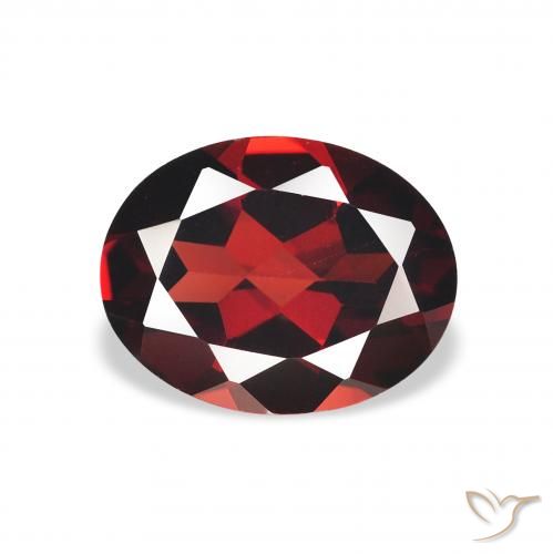 1.98ct Natural Deep Blood Red Almandine Garnet, Oval, VS