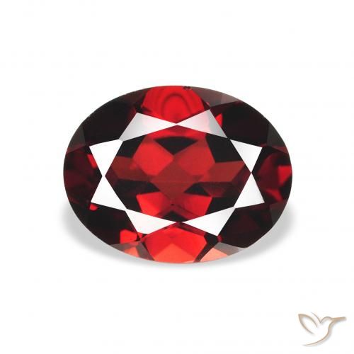 2.37ct Natural Dark Red Almandine Garnet, Oval, VVS-VS