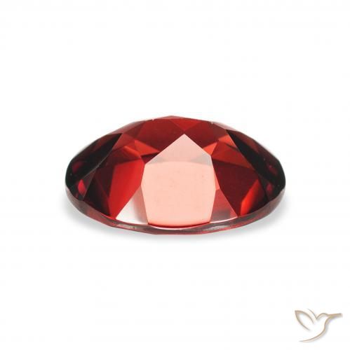 Almandine Garnet Gemstone in 9 x 7 mm (calibrated) Size for Sale, Almandine Garnet Stone in Deep Red Color
