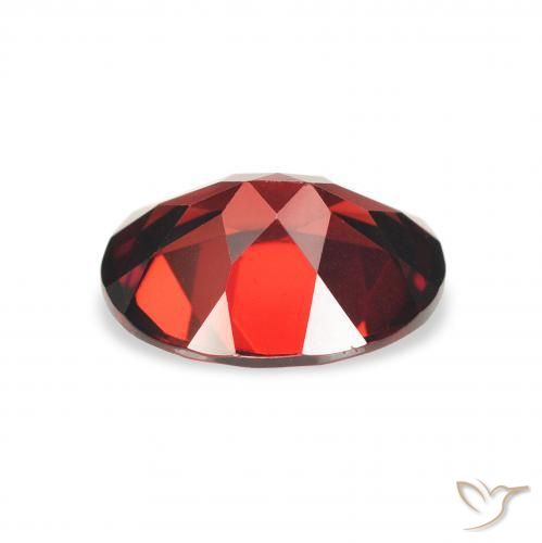 Almandine Garnet Gemstone in 9 x 7 mm (calibrated) Size for Sale, Almandine Garnet Stone in Deep Red Color