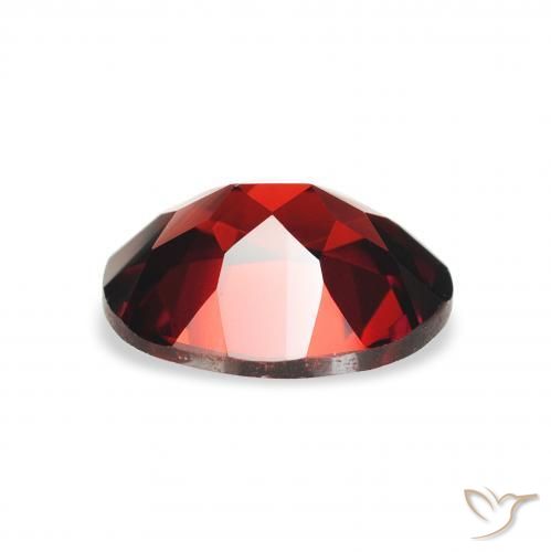 Almandine Garnet Gemstone in 9 x 7 mm (calibrated) Size for Sale, Almandine Garnet Stone in Deep Red Color