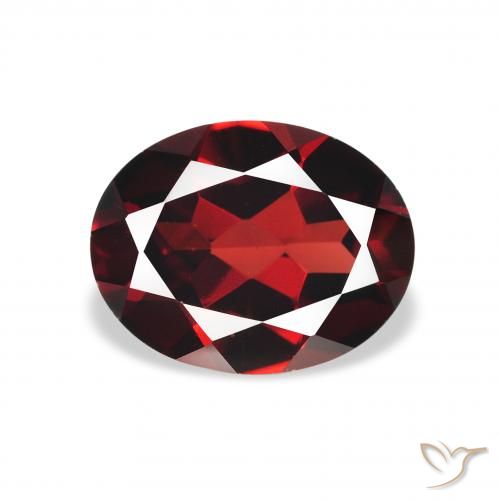 2.15ct Natural Deep Red Almandine Garnet, Oval, VS