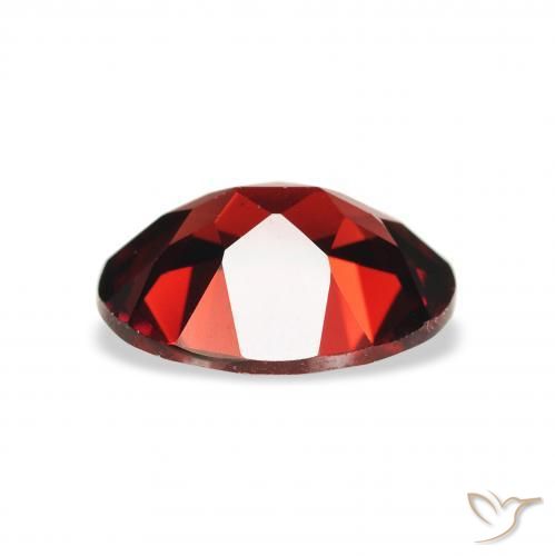 Almandine Garnet Gemstone in 9 x 7 mm (calibrated) Size for Sale, Almandine Garnet Stone in Deep Red Color