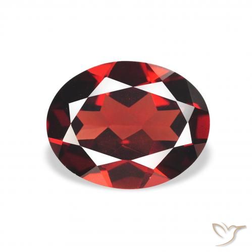 1.97ct Natural Deep Blood Red Almandine Garnet, Oval, VS