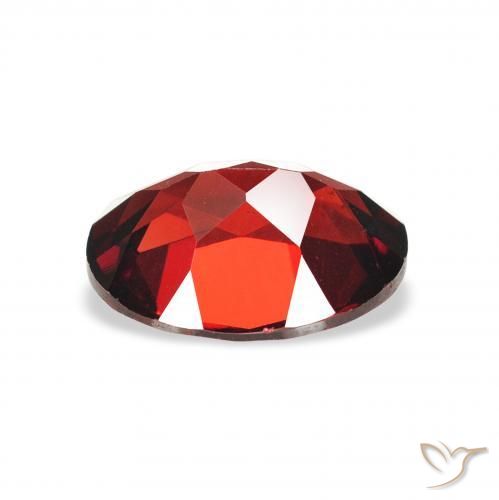 Almandine Garnet Gemstone in 9 x 7 mm (calibrated) Size for Sale, Almandine Garnet Stone in Deep Red Color