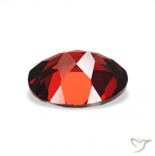 Almandine Garnet Gemstone in 9 x 7 mm (calibrated) Size for Sale, Almandine Garnet Stone in Deep Blood Red Color