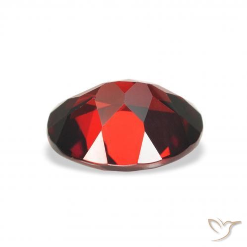 Almandine Garnet Gemstone in 9 x 7 mm (calibrated) Size for Sale, Almandine Garnet Stone in Deep Red Color