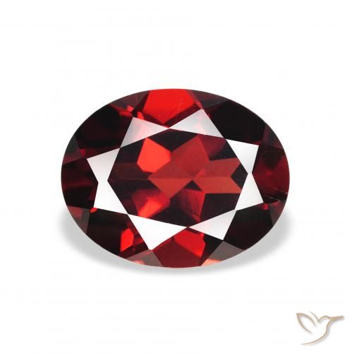 2.31ct Natural Deep Blood Red Almandine Garnet, Oval, VS