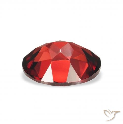 Almandine Garnet Gemstone in 9 x 7 mm (calibrated) Size for Sale, Almandine Garnet Stone in Deep Blood Red Color