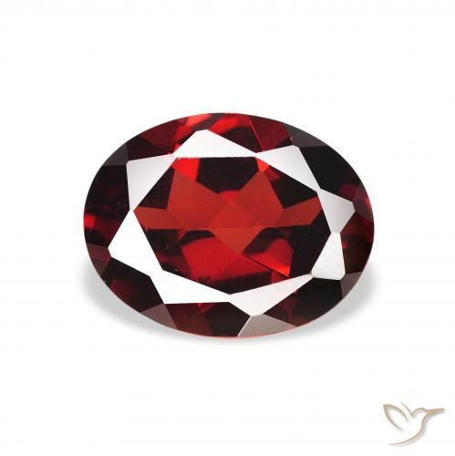 1.86ct Natural Dark Red Almandine Garnet, Oval, VS