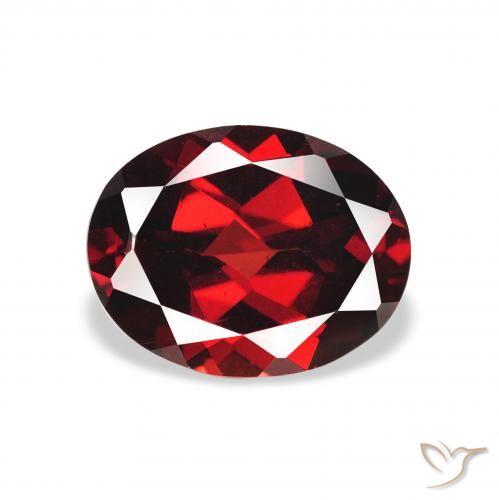 2.30ct Natural Deep Red Almandine Garnet, Oval, VS