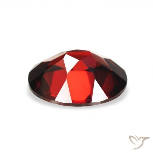 Almandine Garnet Gemstone in 9 x 7 mm (calibrated) Size for Sale, Almandine Garnet Stone in Deep Red Color