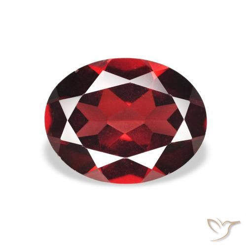 2.01ct Natural Dark Red Almandine Garnet, Oval, VS