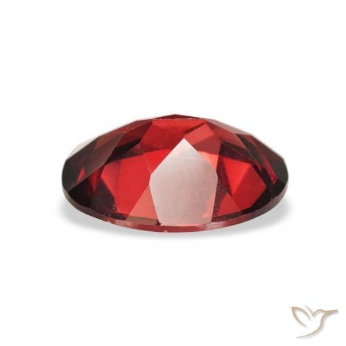 Almandine Garnet Gemstone in 9 x 7 mm (calibrated) Size for Sale, Almandine Garnet Stone in Dark Red Color