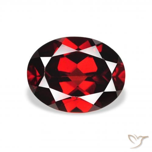 2.32ct Natural Deep Red Almandine Garnet, Oval, VS