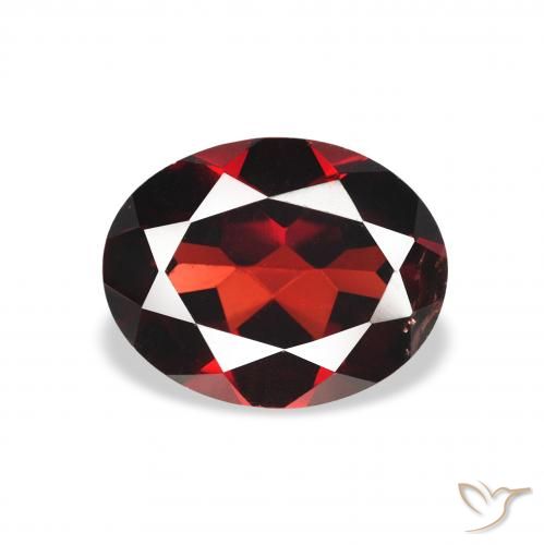 1.81ct Natural Deep Blood Red Almandine Garnet, Oval, VS
