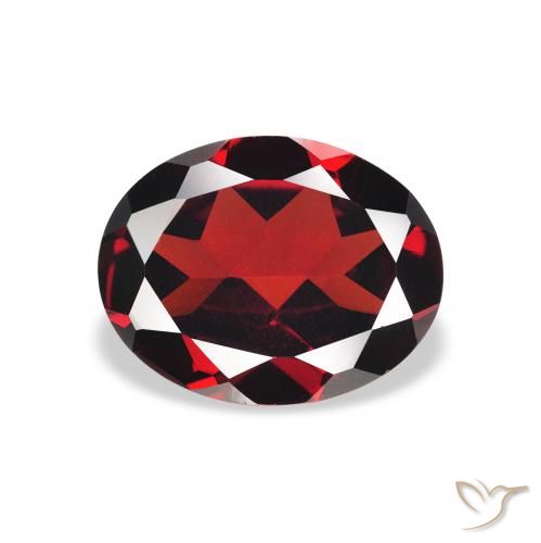 1.95ct Natural Dark Red Almandine Garnet, Oval, VVS-VS