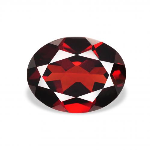 2.22ct Natural Deep Red Almandine Garnet, Oval, VVS-VS