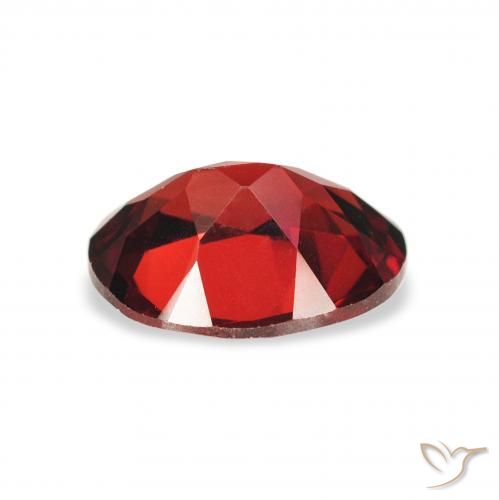 Almandine Garnet Gemstone in 9 x 7 mm (calibrated) Size for Sale, Almandine Garnet Stone in Deep Red Color