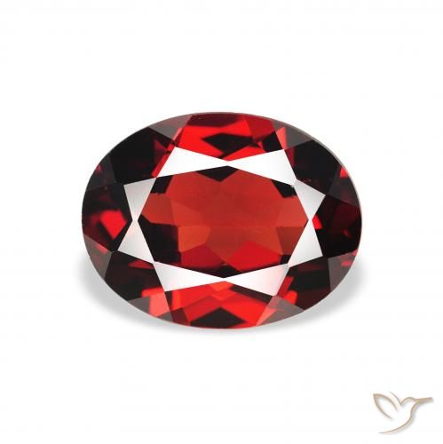 1.94ct Natural Dark Red Almandine Garnet, Oval, VVS-VS