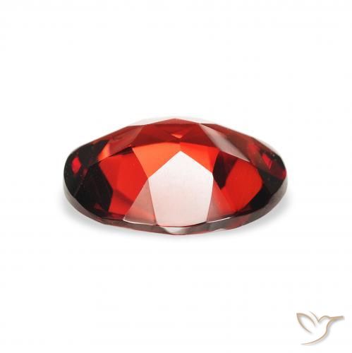 Almandine Garnet Gemstone in 9 x 7 mm (calibrated) Size for Sale, Almandine Garnet Stone in Deep Red Color