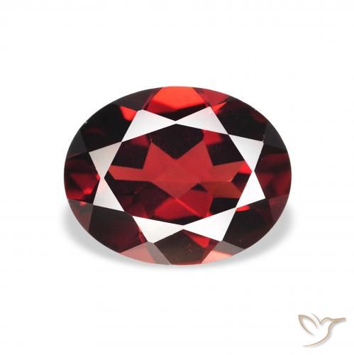 2.12ct Natural Dark Red Almandine Garnet, Oval, VVS-VS