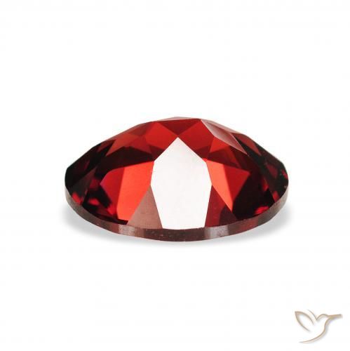 Almandine Garnet Gemstone in 9 x 7 mm (calibrated) Size for Sale, Almandine Garnet Stone in Dark Red Color