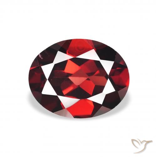 2.19ct Natural Deep Red Almandine Garnet, Oval, VS