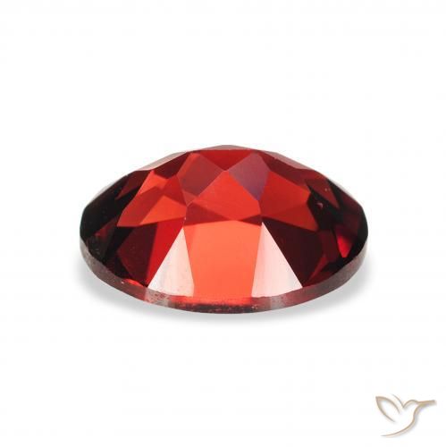 Almandine Garnet Gemstone in 9 x 7 mm (calibrated) Size for Sale, Almandine Garnet Stone in Deep Red Color